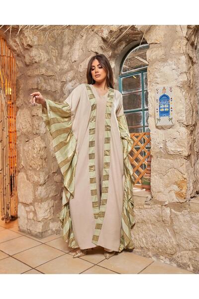Nodika The Golden Sand Butterfly Abaya