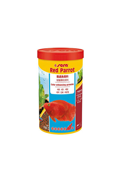 SERA Red Parrot - Color Enhancing Floating Granules for Parrot Fish - 1000ml ...