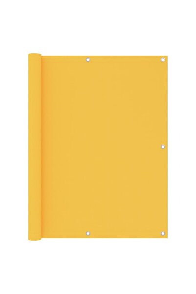 vidaxl Prelată balcon galben 120x400 cm țesătură Oxford