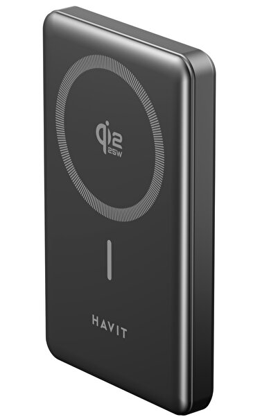Havit PB5203 PRO 10.000mAh Qi2 MagSafe Powerbank - 25W Hızlı Şarj, Alüminyum Kasa