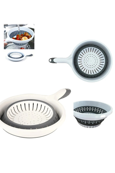 shopwave Krm Foldable Strainer with Handle That Does Not Take up Space 1000 L...