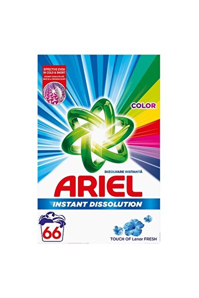 Arielli Αριέλ Σκόνη Πλυντηρίου Φρέσκια Χρώματα με Άγγιγμα Λενόρ, 4,95 κιλά, 6...