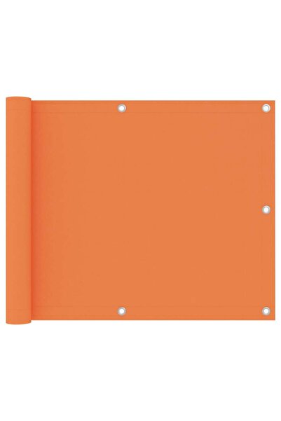 vidaxl Paravan de balcon, portocaliu, 75 x 400 cm, țesătură oxford