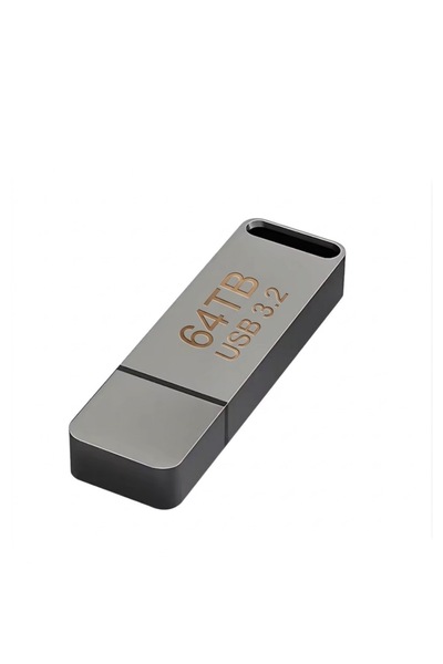 Generic USB Flash Drive 64TB – Gray Color Portable Storage Device