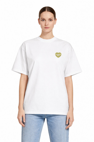 CAMBLYS Unisex Women's Men's Carhart Wip Heart Front Logo Oversized Thick Fab...