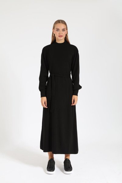 Suede Style 9017 - Rochie de damă cu 2 fire, cu fermoar, lungă la podea