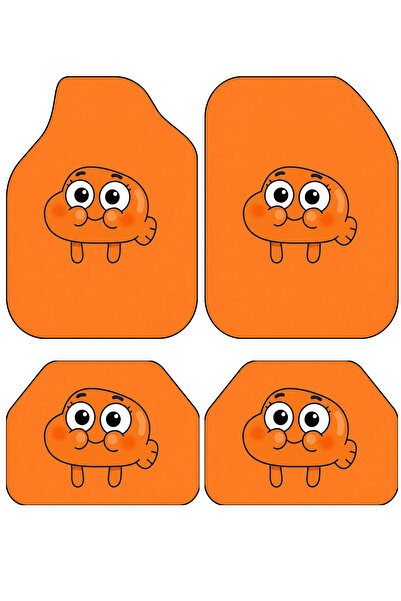 Artızon Gumball Desenli Dekoratif Desenli Oto Paspas Takımı Tüm Modellere Uyu...