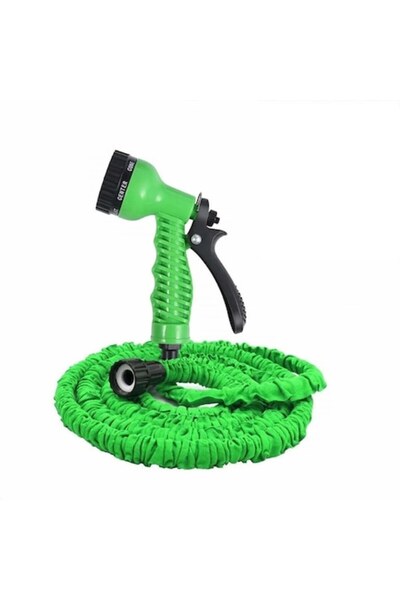 Trendily Επεκτεινόμενο Λάστιχο Κήπου - Μήκος 30μ - Πιστόλι με 7 Τύπους Πίδακα...