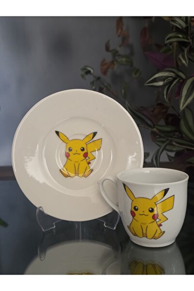 FERMATO طقم قهوة بيكاتشو بوكيمون سيريز 2 قطعة لشخص واحد