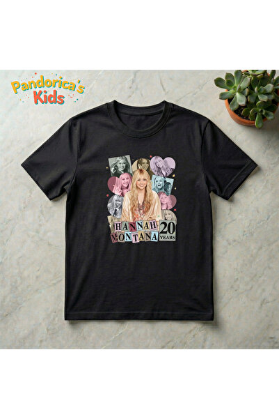 Grafftee Clothing باندوريكا هانا مونتانا مايلي سايروس 20. تي شيرت قطني خاص لل...