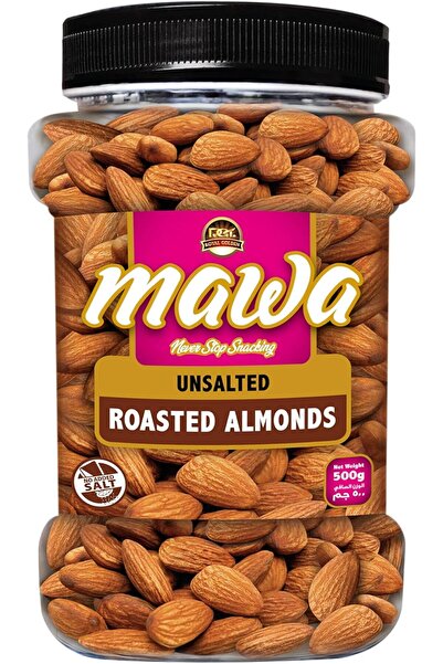 MAWA Dry Roasted Almonds Unsalted 500g
