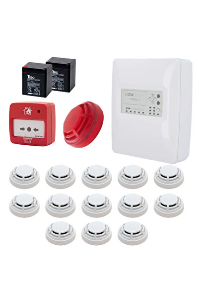 Dmtech FP9000L-2-13 Konvansiyonel Sistem Yangın Alarm Seti 13 Lü