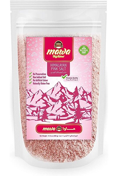 MAWA مسحوق ملح الهيمالايا الوردي |   ملح الهيمالايا غير المعالج باليود |   مل...