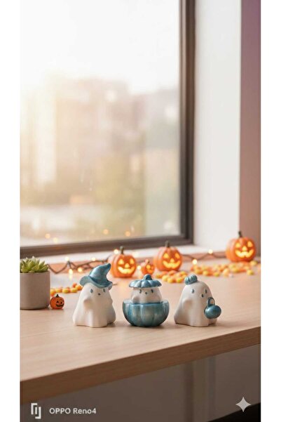 GeaTiful 3'lu Halloween Hayalet Balkabagi Set