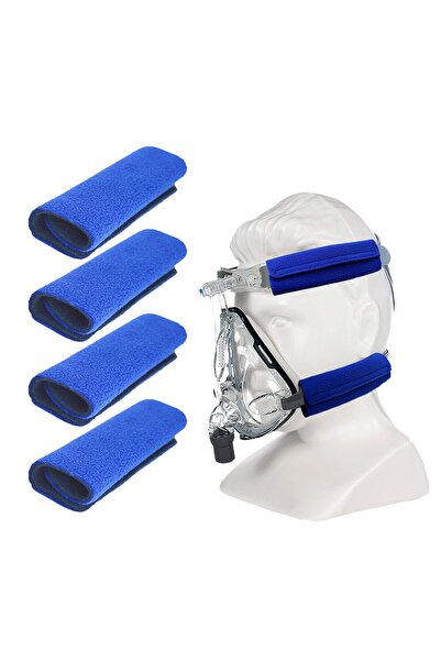 VEXORA GLOBAL CPAP Kayış Kılıfı 4’lü Set Yumuşak Polar Maske Kayış Pedi Tam M...