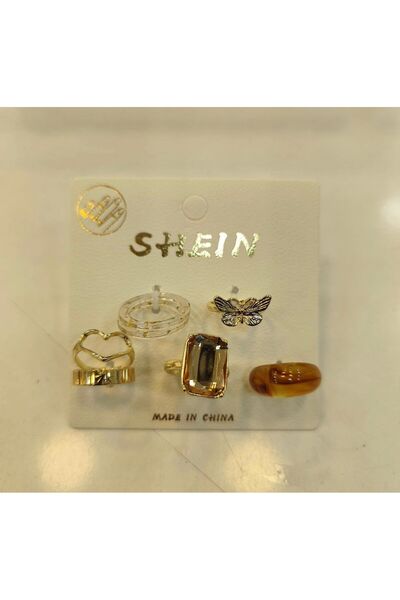 Vipfoni Adjustable Mixed Joint Multiple Ring Set -M8