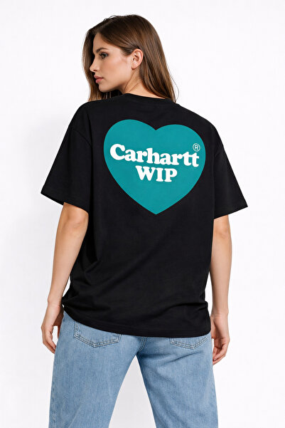 CAMBLYS Unisex Women's Men's Carhart Wip Back and Front Printed Oversized Thi...