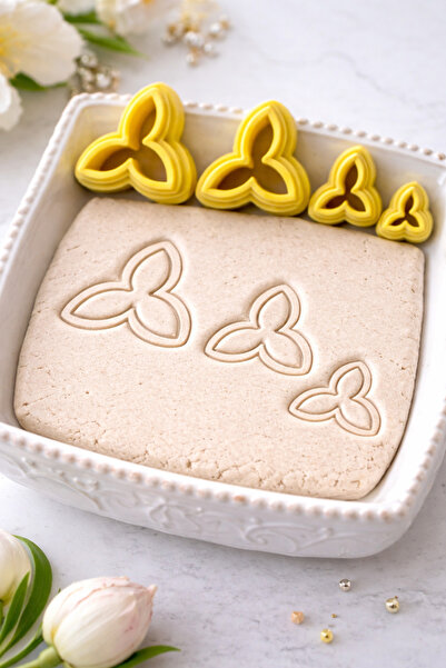 Muhcu Home 4 قطع - ✨ 🌼   مجموعة أختام من الطين البوليمر - شكل يونكا 🌼 ✨