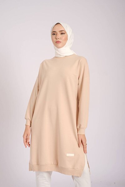 Suede Style 8211 - Tunica lungă pentru femei, confortabilă și elegantă, cu 2 ...