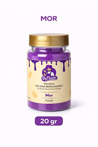 By Paster ByPaster Yağ Bazlı Toz Gıda Boyası Mor 20 gr - Çikolata & Pastacılı...