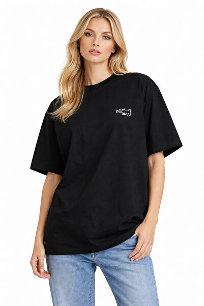 CAMBLYS تي شيرت قطني للجنسين بتصميم كلب نابض بالحياة، مطبوع من الأمام، مقاس ك...