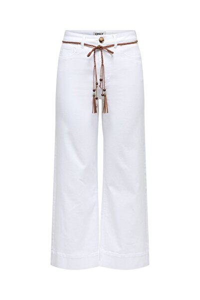 ONLY Jeans mit weitem Bein ONLMADISON Hohe Taille Weiter Beinschnitt Verkürzt...