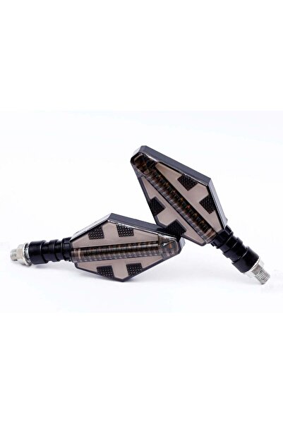 OEM Set 2 lampi Semnalizare Moto, model CROSS, cu 2 functii, pozitie si semna...