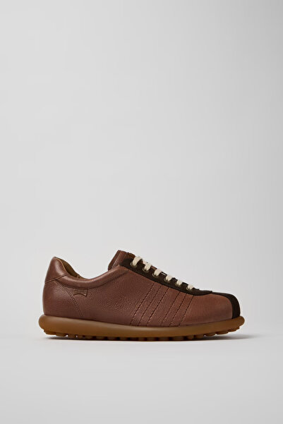 CAMPER Pelotas Men's Brown Leather and Nubuck Shoes