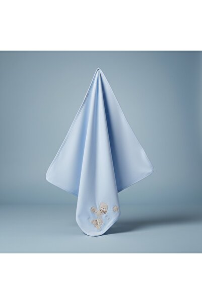 erca home بطانية قطنية ممشطة صيفية بنقشة السنجاب باللون الأزرق 3 أشهر، 6 أشهر...