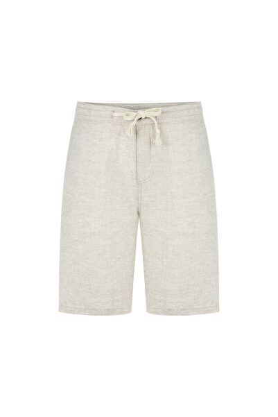 Mudo شورت من الكتان