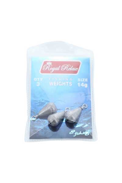 Royal Relax أوزان صيد السمك 103A 14 جرام 3 قطع