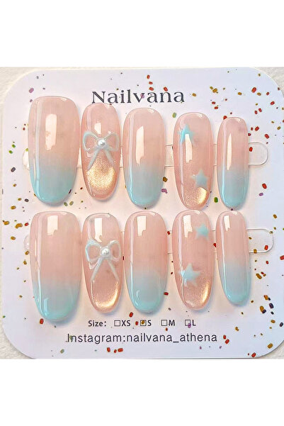Nailvana Μικρά Χειροποίητα Ονειρικά Νύχια Όμπρε