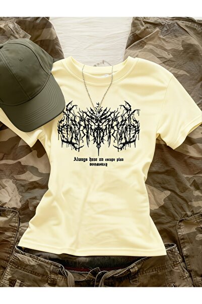 Toum Kemer Boy Always Have Gothic Crop Bluz