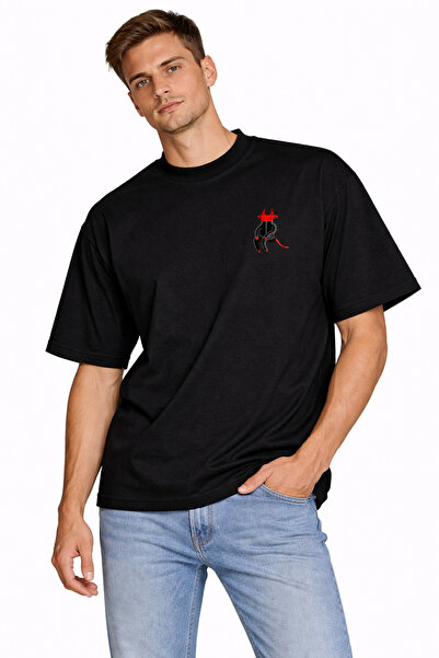 CAMBLYS تي شيرت ديابلو للجنسين للرجال والنساء بتصميم خاص مطبوع من الأمام، قما...