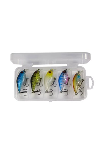 ardeppo Rapala 4,5 cm 3,5 gr Yapay Balık Yemi 5’li Paket – Spin ve At-Çek Maket Balık