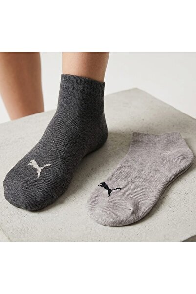 Puma Quarter 2P Socks (2 Pairs) 93532501 Gray