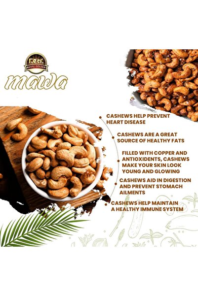 MAWA Premium Raw Cashew Nuts 500g | Cashew Nuts Raw & Crunchy |Whole | All Natural