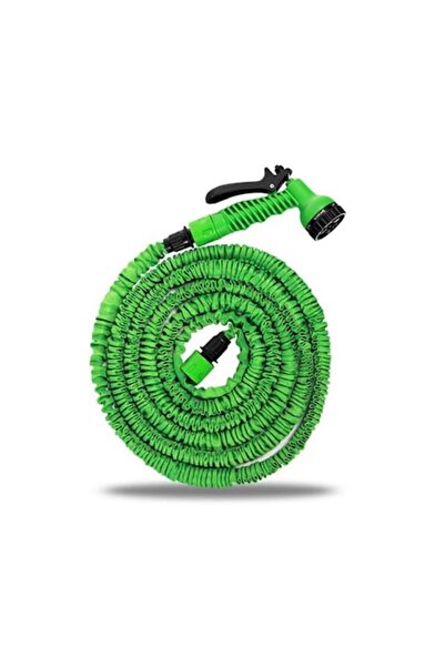 Trendily Επεκτεινόμενο Λάστιχο Κήπου 45μ με Πιστόλι Ποτίσματος, Πράσινο