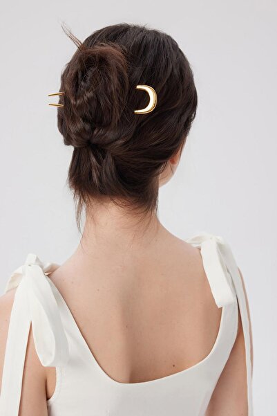 New Obsessions Plain Shiny Metal U Knob Buckle