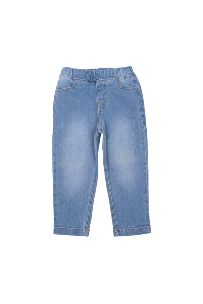 Mod Kids Pantaloni copii, MODJEANS, blugi elastici, albastri, bumbac, set, 12...