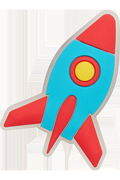 Crocs Pin rocketship cu luminite Jibbitz by