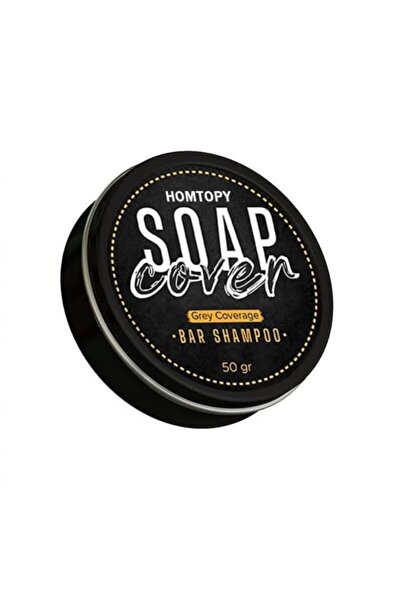 HOMTOPY Herbal Essence Hair Darkening Shampoo Bar - Grey Coverage & Revitaliz...