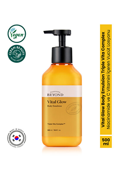 Passion&Beyond Vital Glow Body Emulsion Vitamin C B3 E Aydınlatıcı Nemlendiri...