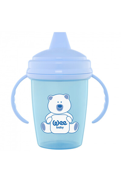 Wee Baby pahar cu maner anti-curgere 240 ml cod 755