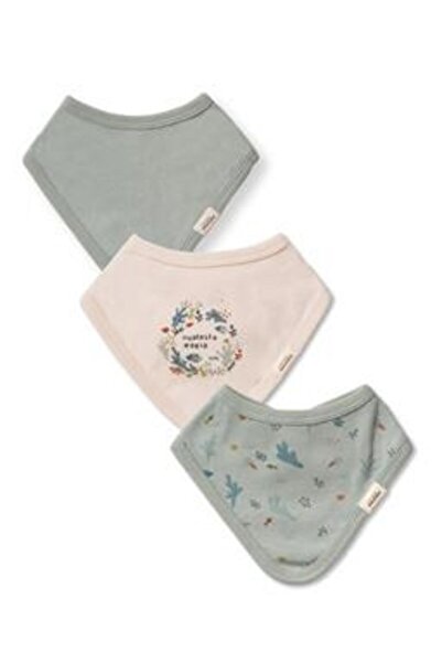 BabyCosy Organic Wear وشاح أطفال مكون من 3 قطع مصنوع من القطن العضوي بنسبة 10...
