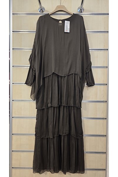 Park Moda Italian Silk Dress Long Sleeves