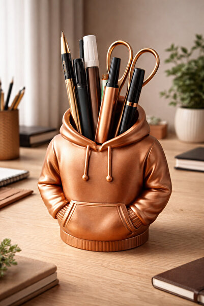 Arvella Studio Hoodie Design Pen Holder – Decorative Desktop Organizer, Pen &...