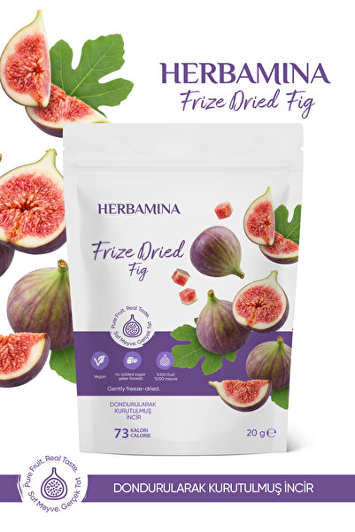 Herbamina Dondurularak Kurutulmuş İncir - 20 gr