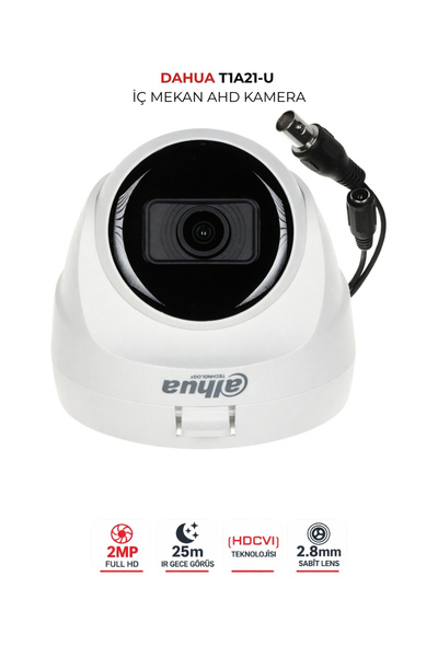 DAHUA HAC-T1A21-U-0280B 2MP 1080P IR Dome Kamera