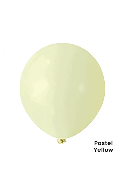 Baloane De Poveste Set 5 Baloane Latex Jumbo 46 cm Pastel – Galben